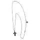 Collier croix ajourée zircons noirs argent 925 Agios s4
