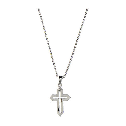 Collana zirconi neri argento 925 Agios 2