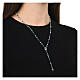 Multicolor rosary necklace 925 silver Agios s2