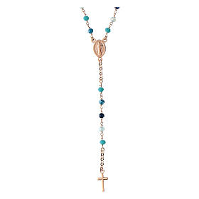 Collana Agios rosa multicolor argento 925
