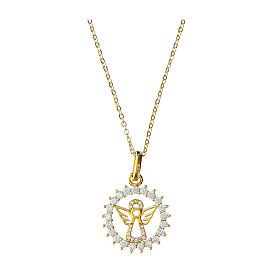 Collana Angelo Agios argento 925 dorato