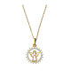 Collana Angelo Agios argento 925 dorato s1