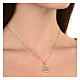 Collana Angelo Agios argento 925 dorato s2