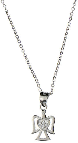 Agios angel necklace in 925 silver 1