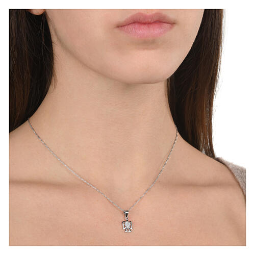 Agios angel necklace in 925 silver 2