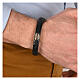 Bracciale eco fibra Pater Agios nero s2
