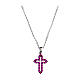 Collana Agios croce argento 925  s1