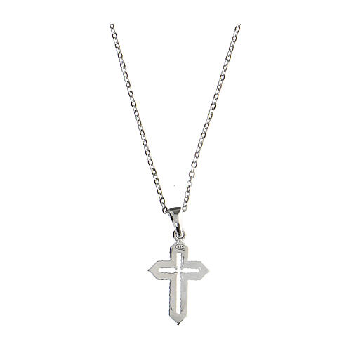 Agios cross necklace in 925 silver 2