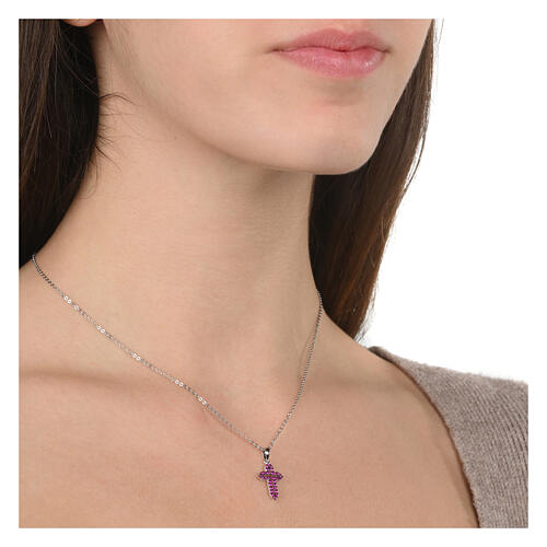 Agios cross necklace in 925 silver 2