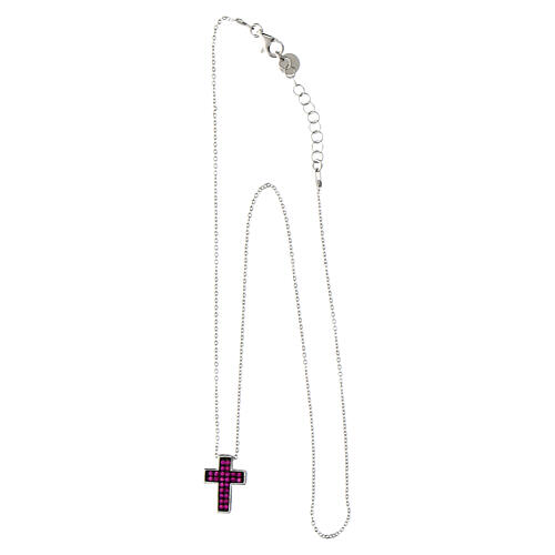 Necklace with perforated cross, 925 silver 4