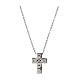 Necklace with perforated cross, 925 silver s2