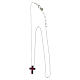 Necklace with perforated cross, 925 silver s4