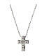 Collana croce forata argento 925  s4