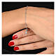 Bracciale charm croce argento 925 Agios zirconi rodiato s2