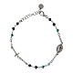 Agios turquoise stones bracelet in 925 silver s1