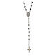 Agios hematite rosary 925 silver white zircons s2