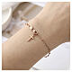 Armband von Benedictus, Kreuz-Anhänger, 925er Silber, Rosé-Finish s2