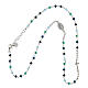 Colar rodinado matizes de azul Benedictus prata 925 s4