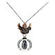 Agios bola pregnancy necklace, 0.8 in angel caller of rosé 925 silver s2