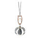 Agios bola pregnancy necklace, 0.8 in angel caller of rosé 925 silver s3