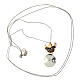 Agios bola pregnancy necklace, 0.8 in angel caller of rosé 925 silver s4