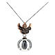 Call angel necklace 16 mm Agios 925 rose silver s2