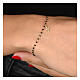 Bracciale Agios microsmalti neri zirconi croce argento 925 s2