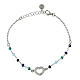 Armband von Benedictus, Herz-Anhänger, 925er Silber, rhodiniert, brüniert s3