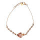 Bracelet Sacrum Cor Benedictus argent 925 rosé bruni zircons s3