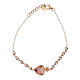 Bracciale sacrum cor rose' zirconi brunito Agios arg 925  s3