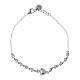 Bracciale Agios sacrum cor argento rodiato zirconi bianchi s1