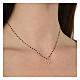 Collana oro Agios croce zirconi microsmalti neri argento 925 s2