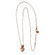 Collana sacrum cor rose' zirconi bianchi Agios arg 925  s5