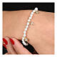 Pulsera piedras blancas Benedictus plata 925 oro s2
