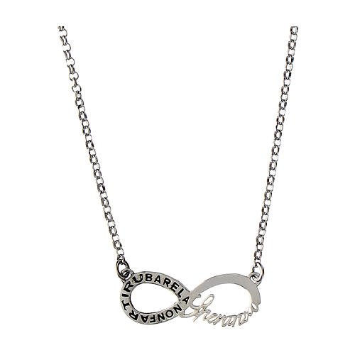 Infinity necklace 925 silver Agios 1