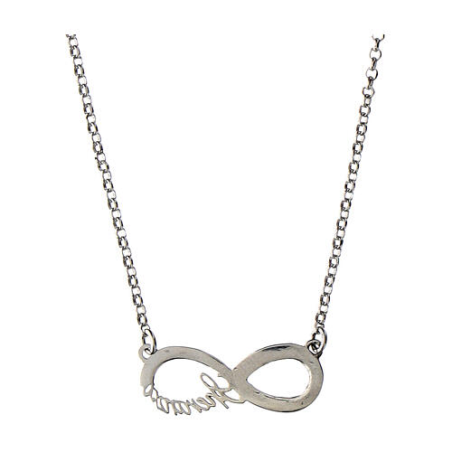 Infinity necklace 925 silver Agios 2