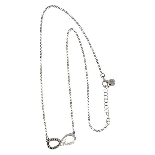 Infinity necklace 925 silver Agios 3