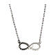 Infinity necklace 925 silver Agios s1