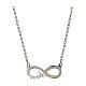 Infinity necklace 925 silver Agios s2