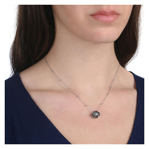 Agios Pater necklace, 925 silver 2