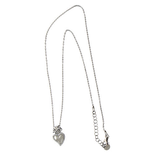 Agios necklace with Sacred Heart, 925 silver 5