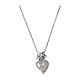 Agios necklace with Sacred Heart, 925 silver s1