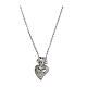 Agios necklace with Sacred Heart, 925 silver s2