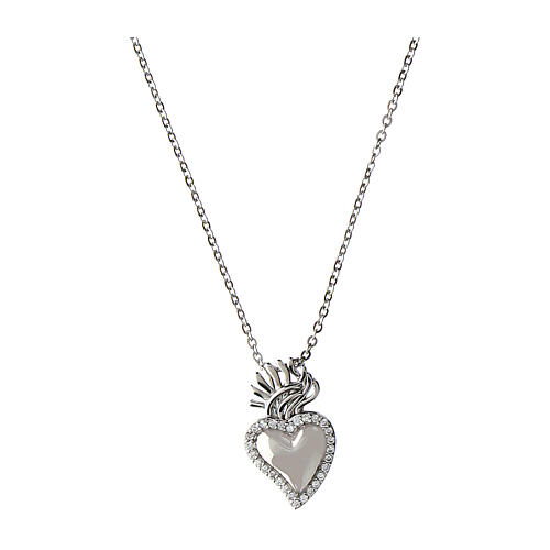 Collar plata 925 Sagrado Corazón Agios 1