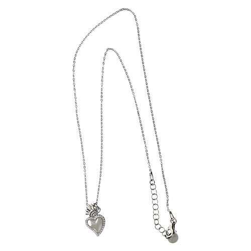 925 Silver Necklace Sacred Heart Agios 3