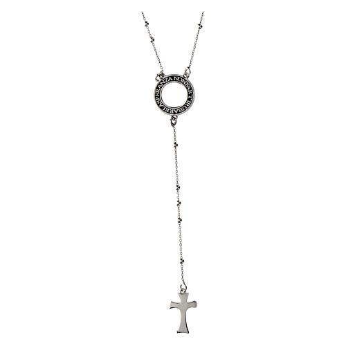 Kette von Agios, Kreuz-Anhänger, 925er Silber 1
