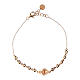 Bracciale Sacro Cuore argento 925 placcato rosé Agios s3