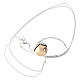 Agios bola pregnancy necklace, angel caller of rosé 925 silver with silver detail s5