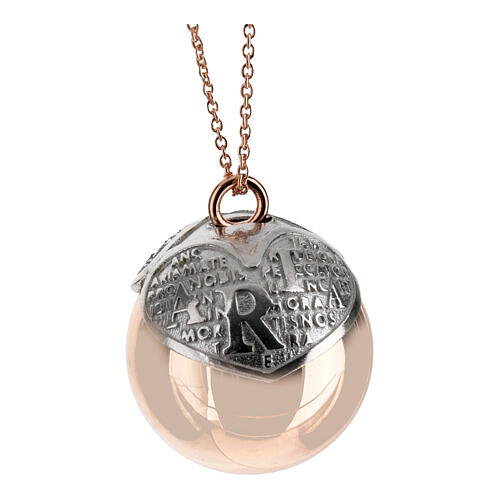 Collana Agios Chiama angeli argento 925 rosé 3