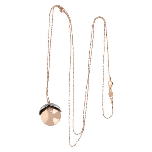 Collana Agios Chiama angeli argento 925 rosé 5